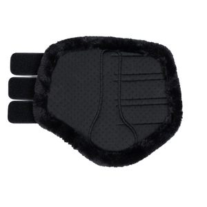 Botas Protectoras para Caballos, Color Negro Sólido, Protectores de Piernas de Cuero Sintético para la Protección de las Patas del Caballo - Product Image 2