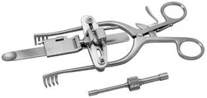 Retractor de Fosa Dura Mediana, Instrumentos Quirúrgicos Manuales para Uso Hospitalario, Juego de Instrumentos de Acero Inoxidable con Certificación CE - Product Image 4