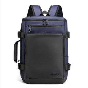 Mochila Moderna Negra Convertible para Viajes y Portátil, Resistente al Agua, Bolsa de Lona para Negocios, Mochilas Deportivas Casuales - Product Image 6