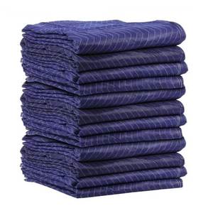 Couverture de déménagement ignifuge robuste en tissu non tissé 100 % polyester tricoté, rembourrée, pour la protection du Nouvel An - Product Image 1