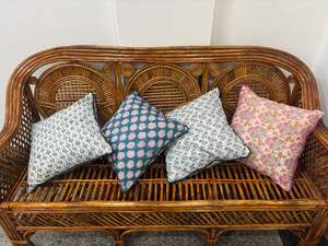 Funda de Almohada Premium 2026 Hecha a Mano con Estampado de Bloques, Cojín Boho de Algodón Hecho a Mano con Ribete, Fundas Decorativas para Almohadas - Product Image 4