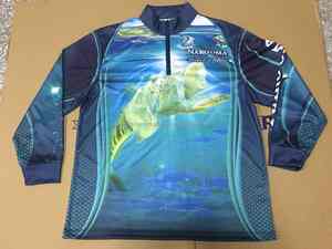 Chemise de pêche personnalisée en polyester, séchage rapide, coupe classique, protection UPF, vêtements de performance pour la chasse en plein air avec poches zippées - Product Image 2