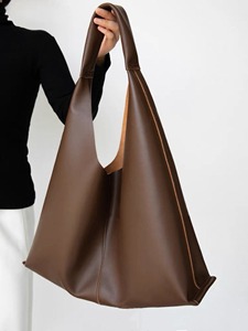 New Trendy Stylish Leather Zipper Closure Leather <b>Bag</b> Hobo Classic Color All Seasons Custom Logo Easy Carry Leather <b>Bag</b> Hobo - Product Image 3