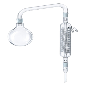 Unité de distillation d'alcool de laboratoire pour la purification et la séparation, appareil en verre scientifique pour la récupération contrôlée des solvants - Product Image 1