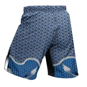 กางเกงขาสั้นฝึกซ้อม MMA สำหรับผู้ชาย โลโก้ด้านหน้า น้ำหนักเบา แห้งเร็ว ออกแบบมาเพื่อการเคลื่อนไหวที่สะดวกสบาย ทนทาน เหมาะสำหรับการฝึกซ้อม - Product Image 6