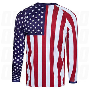Maillot de moto respirant personnalisé en gros à manches longues pour homme, maillot de motocross MX, maillot de dirt bike, maillot de cyclisme tout-terrain VTT - Product Image 6