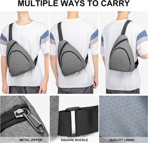 High Quality Crossbody Bag <b>Backpack</b> Outdoor <b>College</b> Shoulder Bag for Men Women Chest Bag <b>Backpack</b> - Product Image 5