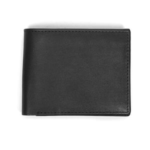 Factory Price Custom Genuine Leather Bifold <b>Slim</b> Wallet RFID Large Capacity <b>Card</b> <b>Holder</b> Slots and ID Window Wallets for Men - Product Image 5