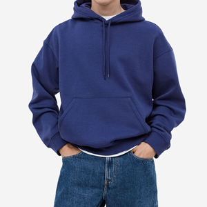 เสื้อฮู้ดผ้าฟลีซคอตตอนคุณภาพสูง ระบายอากาศได้ดี มีกระเป๋าเสื้อ แขนยาว สำหรับผู้ชาย ฤดูหนาว - Product Image 1