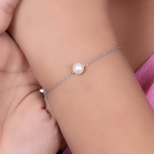Cheville en argent 925 avec perles pour femme, bijou de pied délicat, cadeau avec pierres, design de gros, pour usage quotidien, fête, anniversaire - Product Image 2