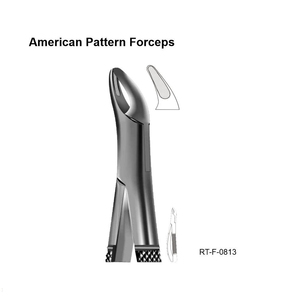 Forceps d'extraction dentaire manuels ergonomiques en acier inoxydable, modèle américain, certifiés CE par Roboz Tech Pakistan - Product Image 4