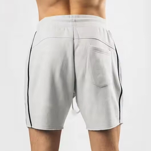 Shorts deportivos de felpa francesa de marca privada, personalizables en color, estilo nuevo y sostenible, en venta. - Product Image 3