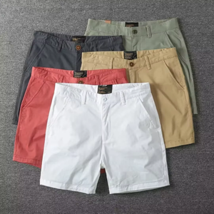 Wholesale Men's Oversized Casual <b>Shorts</b> <b>Super</b> Stretch Solid Color Summer <b>Shorts</b> Comfortable Loose Fit - Product Image 1