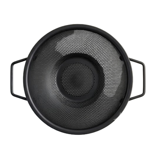 Passoire de style moderne, durable et élégante, noire, design personnalisé, pour les repas et les fruits, pour une utilisation à la maison et en cuisine - Product Image 3