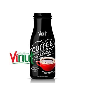 Bouteille en verre de 280 ml, café noir, fabricant de boissons OEM ODM, étiquette privée - Product Image 1