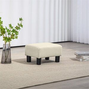 Poggiapiedi Moderno e Confortevole in Plastica e Tessuto per Soggiorno, Camera da Letto, Cucina, Hotel - Product Image 5