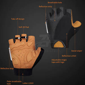 Guantes de Gimnasio para Entrenamiento, Hechos de Cuero, Ligeros y Transpirables, para Fitness - Product Image 3