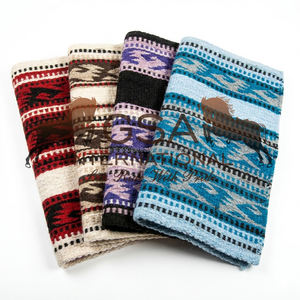 Manta de sillín de lana de lujo 34x36 Almohadilla de caballo tejida a mano de lana pura de Nueva Zelanda para montar y mostrar al mejor precio - Product Image 3