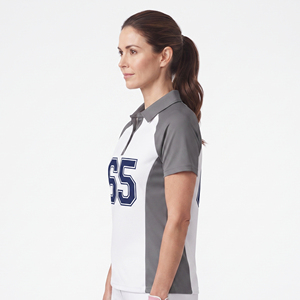 เสื้อโปโลผ้าเจอร์ซีย์สำหรับเล่นกอล์ฟสำหรับผู้หญิง เนื้อผ้านุ่ม ระบายอากาศได้ดี เหมาะสำหรับฤดูร้อน เสื้อกอล์ฟสำหรับผู้หญิง ชุดกีฬาสำหรับฝึกซ้อม เสื้อโปโลสำหรับเล่นกอล์ฟ - Product Image 5