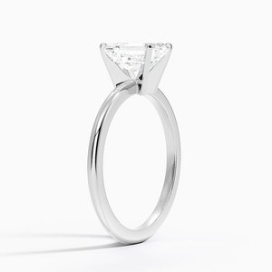 BOJ <b>Ring</b> 091 <b>Emerald</b> Cut 925 <b>Silver</b> Halo Stone Prong Setting Solitaire Diamond <b>Ring</b> 2ct D Color VVS1 Moissanite GRA Certified - Product Image 2