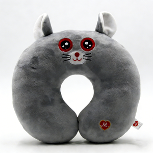 Customized Cartoon rat plush <b>neck</b> support <b>pillow</b>, Soft plush mouse <b>neck</b> rest <b>pillow</b>, Airplane travel <b>neck</b> <b>pillow</b> - Product Image 1