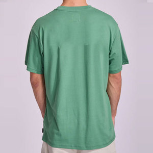 T-shirt athlétique pour homme à séchage rapide, anti-boulochage, délavé à l'acide, style streetwear, en toile unie, mélange polyester/coton, tricoté, respirant, décontracté - Product Image 5