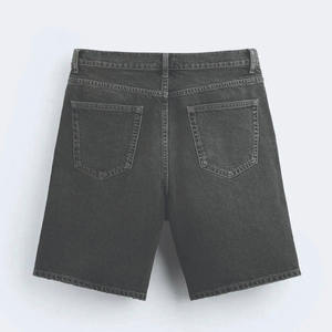 Pantalones Cortos de Mezclilla Personalizados a la Moda para Hombre, 100% Algodón, Estilo Urbano, Cintura con Botones, Secado Rápido, Transpirables, Ecológicos, Hechos para el Verano - Product Image 2