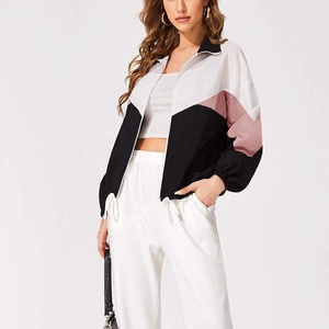 Chaqueta Cortavientos Impermeable de Otoño con Logotipo Personalizado 2026, Corte Ajustado, para Mujer, para Correr al Aire Libre, Diseño Sublimado, Tela con Memoria, Nailon - Product Image 3