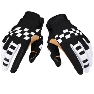 ถุงมือขี่มอเตอร์ไซค์แบบครึ่งนิ้ว หนังกันลื่น สำหรับแข่งรถ MX BMX MTB ระบายอากาศได้ดี พิมพ์ลายซิลิโคนที่ฝ่ามือ - Product Image 2