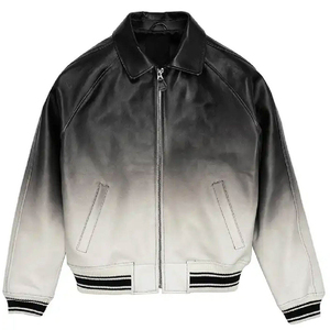 <b>Mens</b> Ribbed Bomber <b>Jacket</b> Casual Zip Outerwear Modern Street Style <b>Lightweight</b> Daily Wear Fashion Coat Comfortable Urban Fashion - Product Image 5