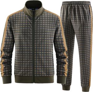 Ensemble de survêtement pour homme en tissu délavé, 2 pièces, col à capuche, manches longues, avec poches latérales doubles, veste et pantalon de survêtement - Product Image 6