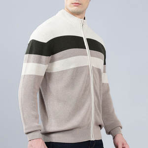 Suéter Deportivo de Otoño para Hombre, Cuello Alto con Cierre, Corte Ajustado, Transpirable, Ecológico, 100% Felpa - Product Image 2