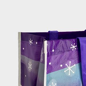 Bolsa de Compras Reutilizable de PP Tejido, Color Personalizado, Tamaño de Mano, Ideal para Regalo de Navidad, Hecha en Vietnam - Product Image 3