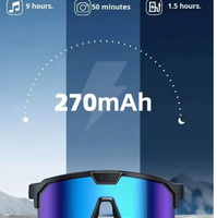 Lunettes de cyclisme intelligentes IA avec caméra, enregistrement vidéo, traduction en temps réel, protection UV, lunettes de sport pour vélo, pêche, hommes et femmes