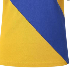 เสื้อโปโล SGRho Gold Royal Blue Premium 22 คอปกสีบล็อค แขนสั้น ปักตราสัญลักษณ์ สำหรับชมรม วิทยาลัย แฟชั่นลำลอง - Product Image 6