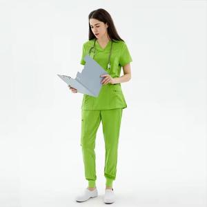 New Surgical Wholesale Nurse Hospital Medical Uniforms <b>Scrubs</b> Nursing Care <b>Set</b> Clinic and Beauty Salon Women <b>Scrub</b> <b>Set</b> - Product Image 4