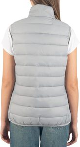 Gilet matelassé léger et respirant pour femme, sans manches, col montant, décontracté, personnalisable avec logo, fabrication OEM - Product Image 5