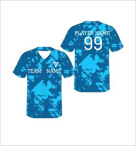 Camiseta de Béisbol Personalizada con Cuello en V, Manga Corta, Sublimada, de Poliéster que Absorbe la Humedad, Unisex para Adultos, con Impresión del Nombre del Equipo y Patrón Geométrico - Product Image 4
