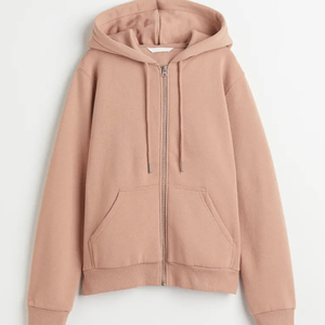 Sweat à capuche zippé pour femme, personnalisable OEM, en polaire premium, avec logo imprimé et nouveau design élégant, vente en gros - Product Image 1