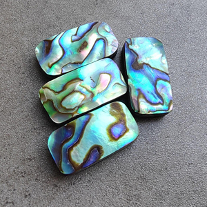 Cabujón de Concha de Abulón Natural AAA+, Forma de Cojín Grande, Calibrado, Piedra Preciosa Suelta, para Joyería - Product Image 1