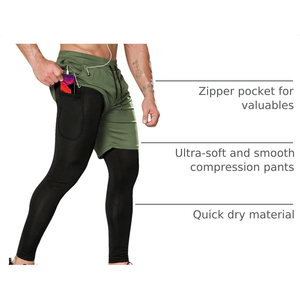 Shorts de course islamiques modestes pour hommes, shorts de sport pour hommes musulmans, couvre-awrah, vêtements de sport modestes jusqu'aux genoux, short Awrah. - Product Image 4