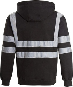 Sudadera de Seguridad Impermeable de Alta Visibilidad, Ropa de Trabajo Reflectante con Cierre, Uniforme de Seguridad, Chaqueta Industrial de Manga Larga de Poliéster para Hombre - Product Image 2