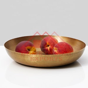 Bol de service en laiton antique dernier décor à la maison avec forme de fruit en métal jetable pour la décoration de mariage - Product Image 4