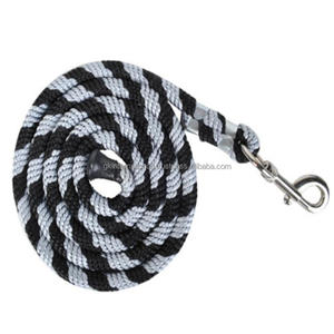 Laisse pour chien de haute qualité, laisse d'entraînement pour cheval, corde de traînée, corde d'obéissance, fabricant de laisses colorées en nylon pour chevaux - Product Image 5