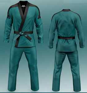 Uniforme de Jiu Jitsu para hombre hecho a medida, cosido, personalizado, antiarrugas, transpirable y cómodo para adultos. - Product Image 4