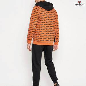 Conjunto Deportivo Informal con Capucha, 100% Algodón, Estampado Personalizado, para Hombre, Ligero, de Alta Calidad, Diseño 2 en 1, Ecológico - Product Image 3