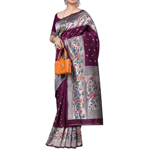 <b>Women</b> <b>Saree</b> with Elegant Embroidery Premium Fabric and Traditional Styling <b>for</b> Weddings Festivals and Special Cultural - Product Image 4