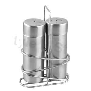 Salero de papel con coctelera pulida, juego de molinillo de sal y pimienta, botella de condimento de acero inoxidable, especias a precio mayorista - Product Image 1