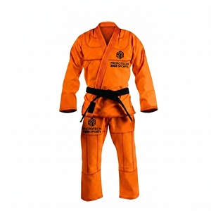 Premium Grey BJJ Gi Brazilian Jiu Jitsu Uniform Competition Grappling Suit Cotton Pearl Weave Custom Logo - Product Image 1