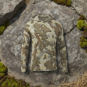 Combinaison de pêche décontractée à capuche imprimée unie pour femme, avec cordon de serrage, respirante, légère, style t-shirt, poches sur toute la longueur, pour l'extérieur - Product Image 6
